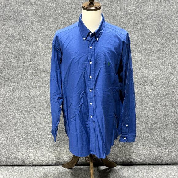 Ralph Lauren Other - Ralph Lauren Shirt Mens 2XL Blue Blake Long Sleeve Button Down Cotton Casual